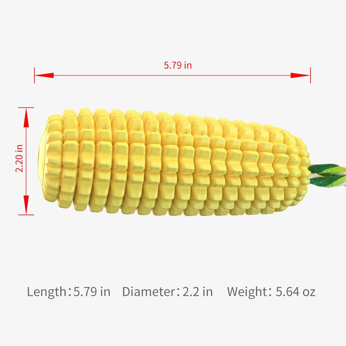 Indestructible Dog Chew Corn Toys for Aggressive Chewers