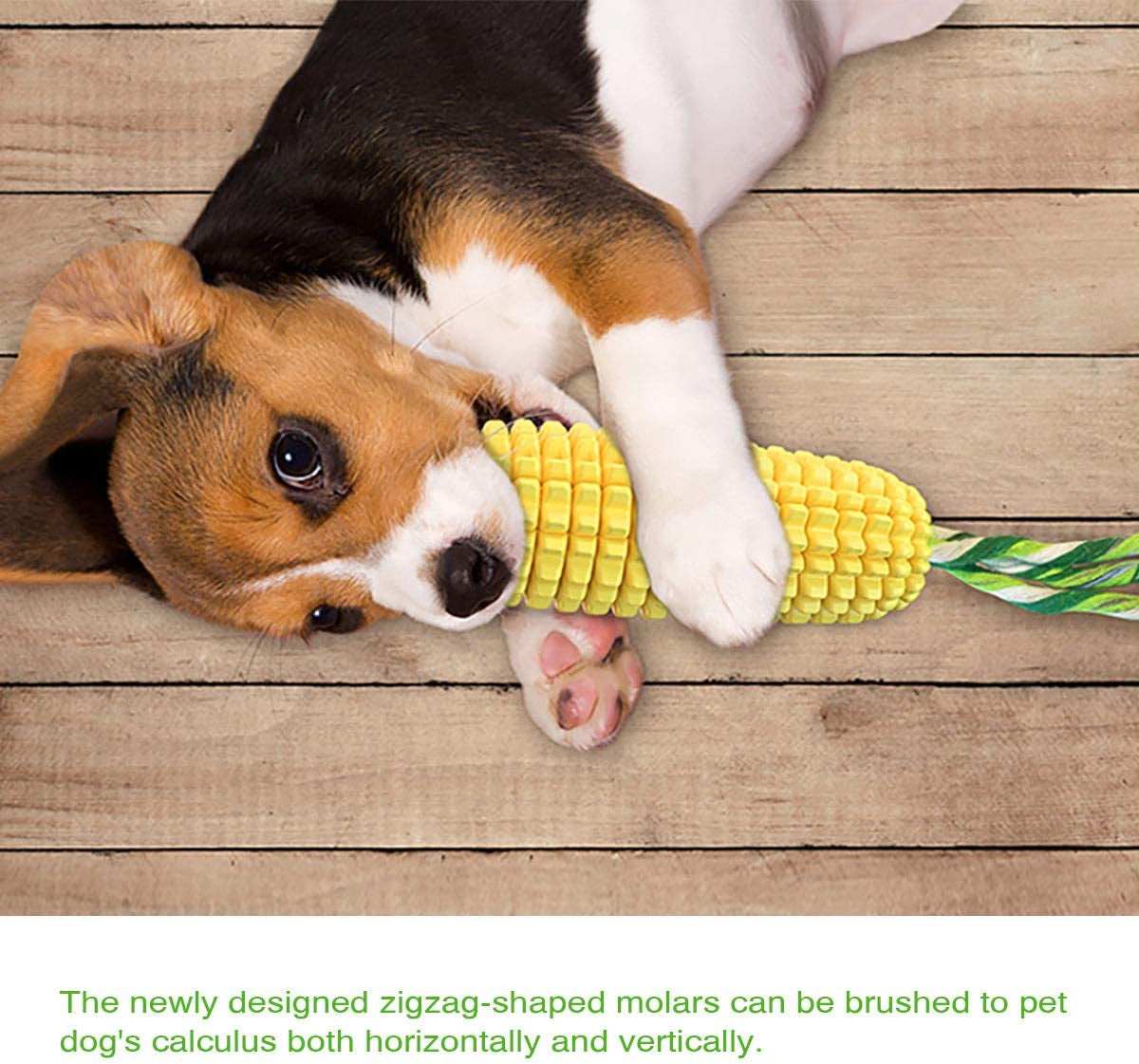 Indestructible Dog Chew Corn Toys for Aggressive Chewers