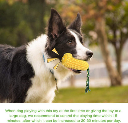 Indestructible Dog Chew Corn Toys for Aggressive Chewers